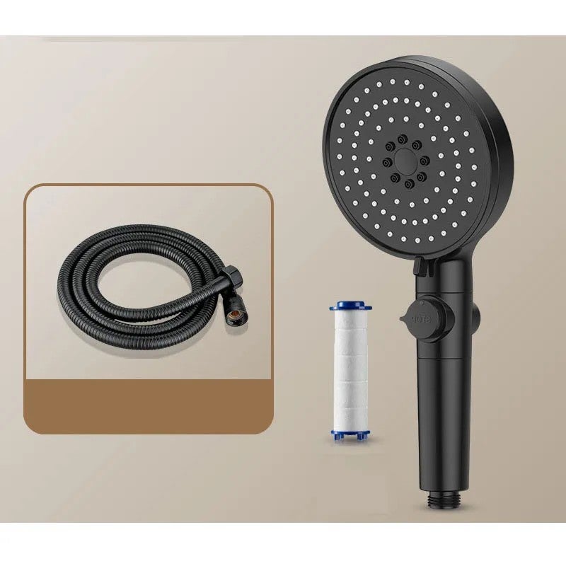 Y&D Filtered Shower Head with Pressure Booster Pump - High Pressure Water Saving Showerhead Filters for Hard Water - Chrome Finish - Image 5